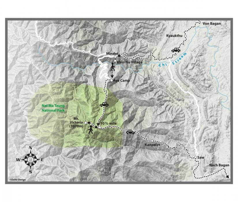 Mount Victoria Trekking Map_0